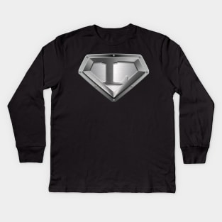 Super Sleek Style L Symbol Kids Long Sleeve T-Shirt